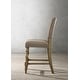 preview thumbnail 4 of 8, Roundhill Furniture Birmingham Script Printed Driftwood Finish Counter Height Dining Chair with Nail head, Set of 2