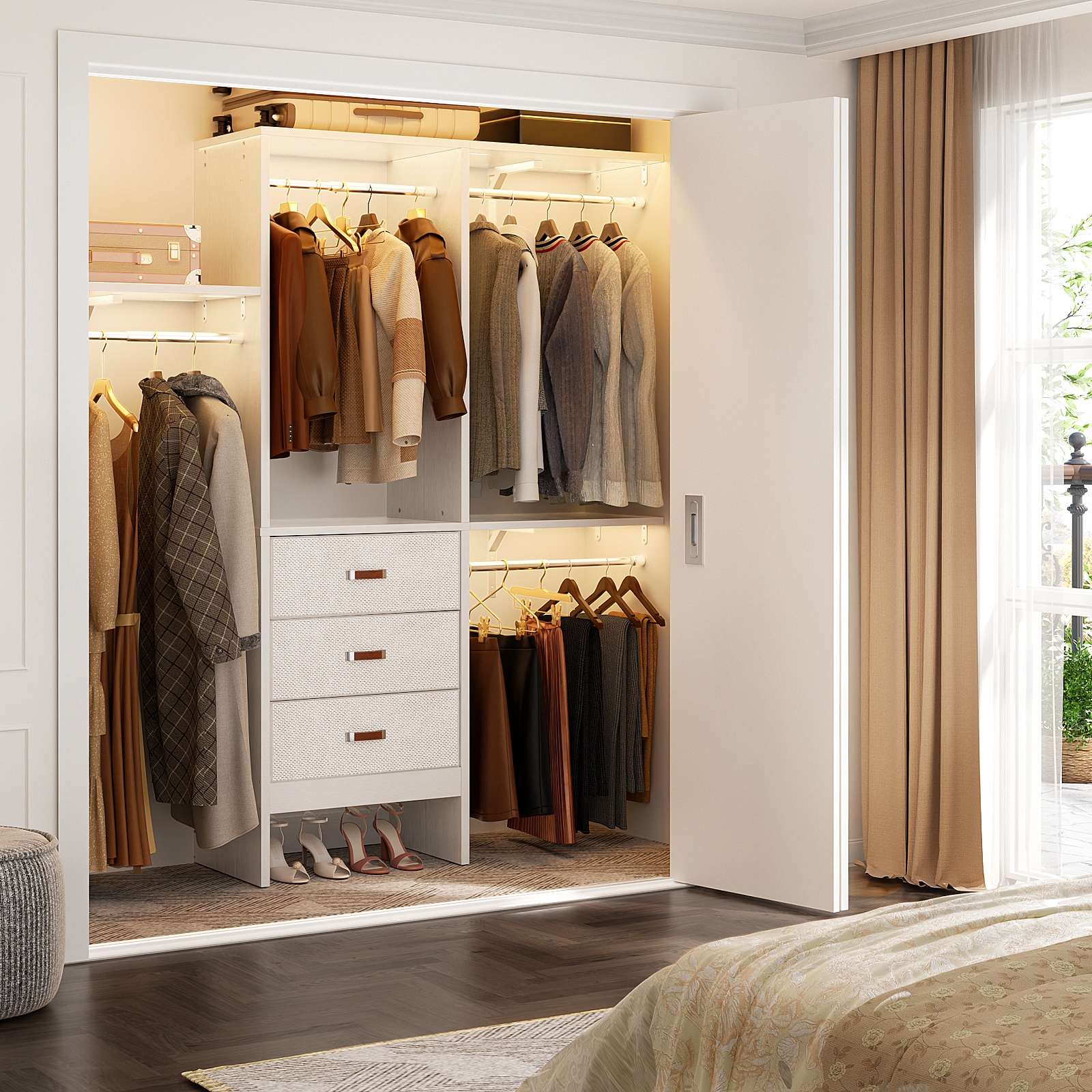 Closet rack system sale