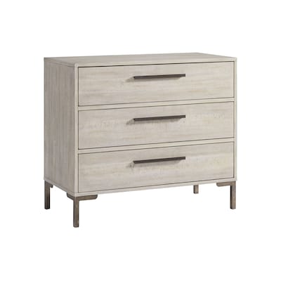 Beck 3-Drawer Modern Wood Dresser, Willow Gray