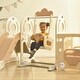preview thumbnail 4 of 32, Kids Swing-N-Slide with Bus Play Structure, Freestanding Bus Toy with Slide&Swing for Toddlers, Bus Slide
