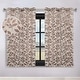 preview thumbnail 82 of 124, Superior Leaves Machine Washable Room Darkening Grommet Blackout Curtains, Set of 2 42" x 63" - White/Copper