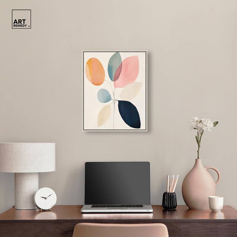 Soft Edge Foliage Canvas by Art Remedy