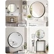 preview thumbnail 11 of 9, 30 inchRound Mirror for Wall, Round Bathroom Mirror
