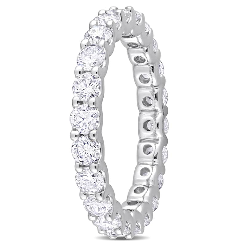 2 1/5ct TW Lab-Grown Diamond Eternity Band 14k in White Gold