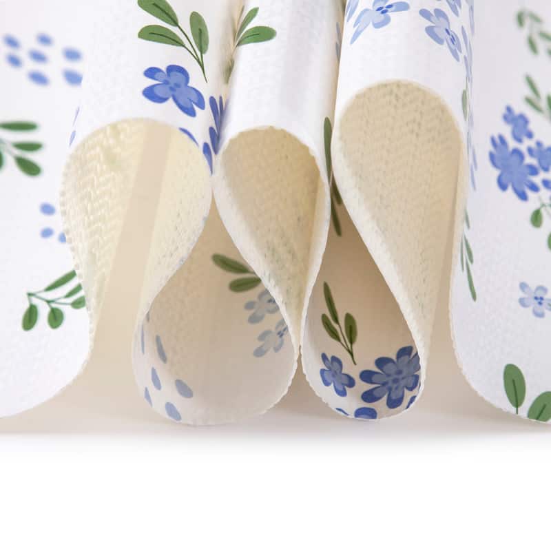 Printed foam kitchen shelf liner Independence Day Blue 18x96 12×120In