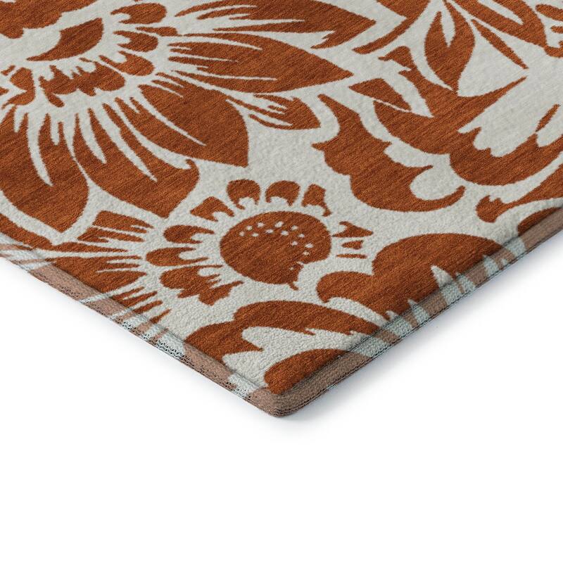 Premium Washable Super Soft Modern Floral Mayfield Rug