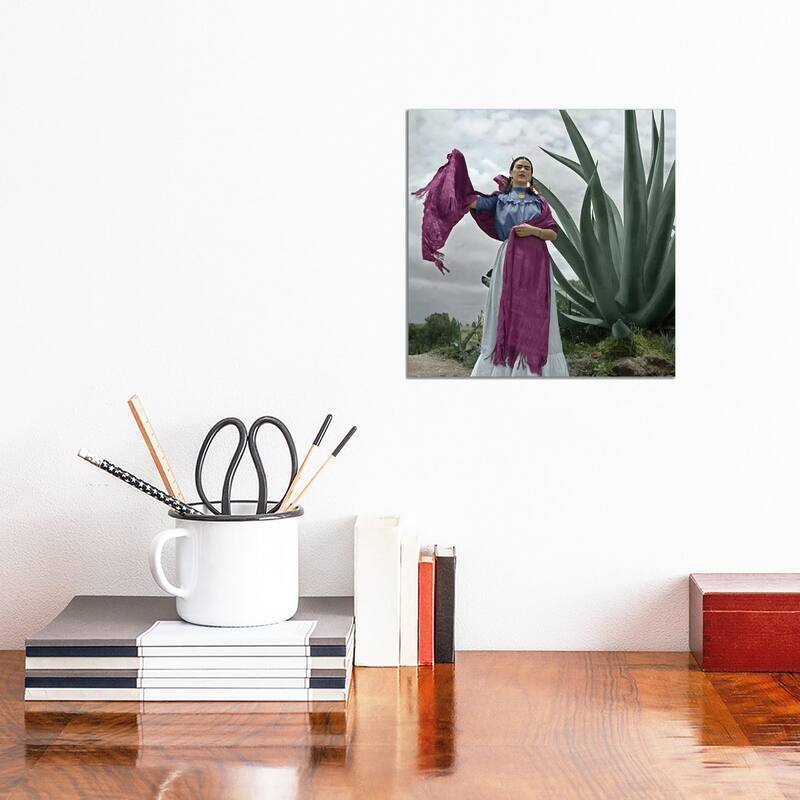 iCanvas "Frida Kahlo (1907-1954)" by Toni Frissell Canvas Print - 12x12x0.75