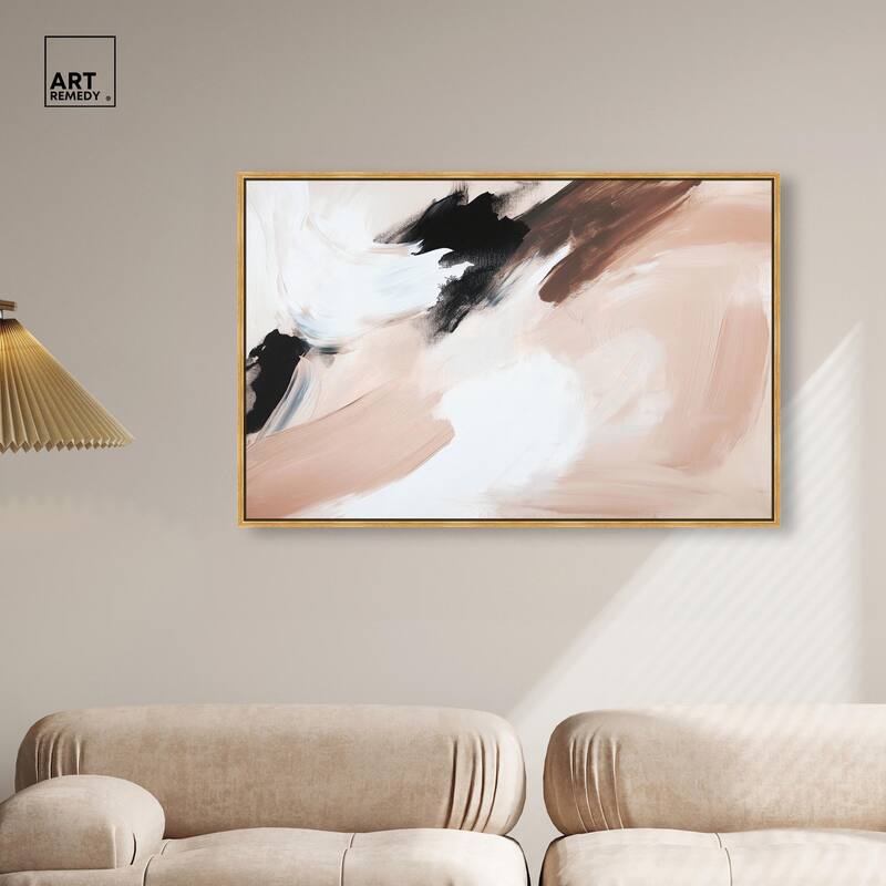 Swirls of Cream II Canvas by Art Remedy