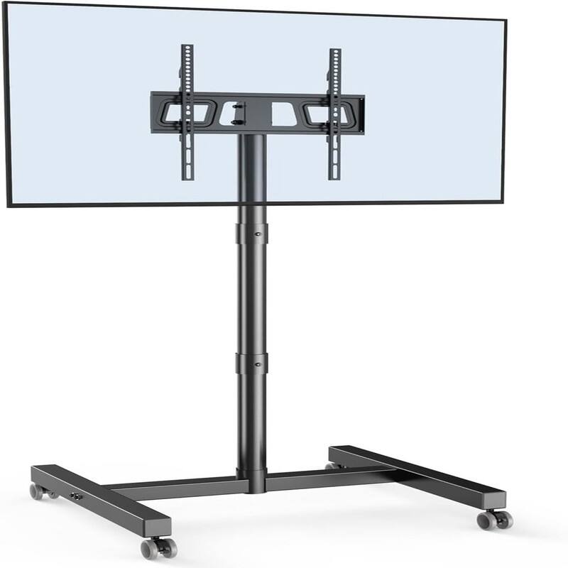 FORGING MOUNT Mobile TV Cart with Wheels