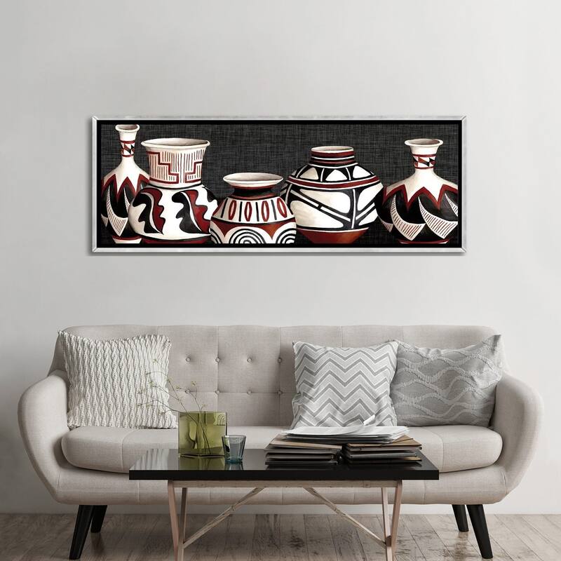 iCanvas "Mexican Pottery" by Studio W Framed