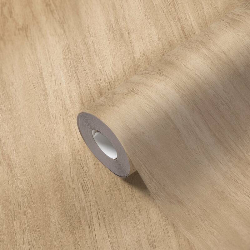 Galerie Wallcoverings Woods and Wicker Collection Wood Effect Matte Finish Vinyl on Non-woven Wallpaper Roll