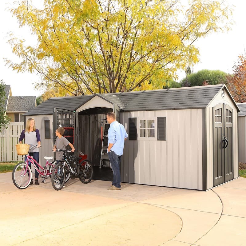 Lifetime 20 Ft. x 8 Ft. Outdoor Storage Shed
