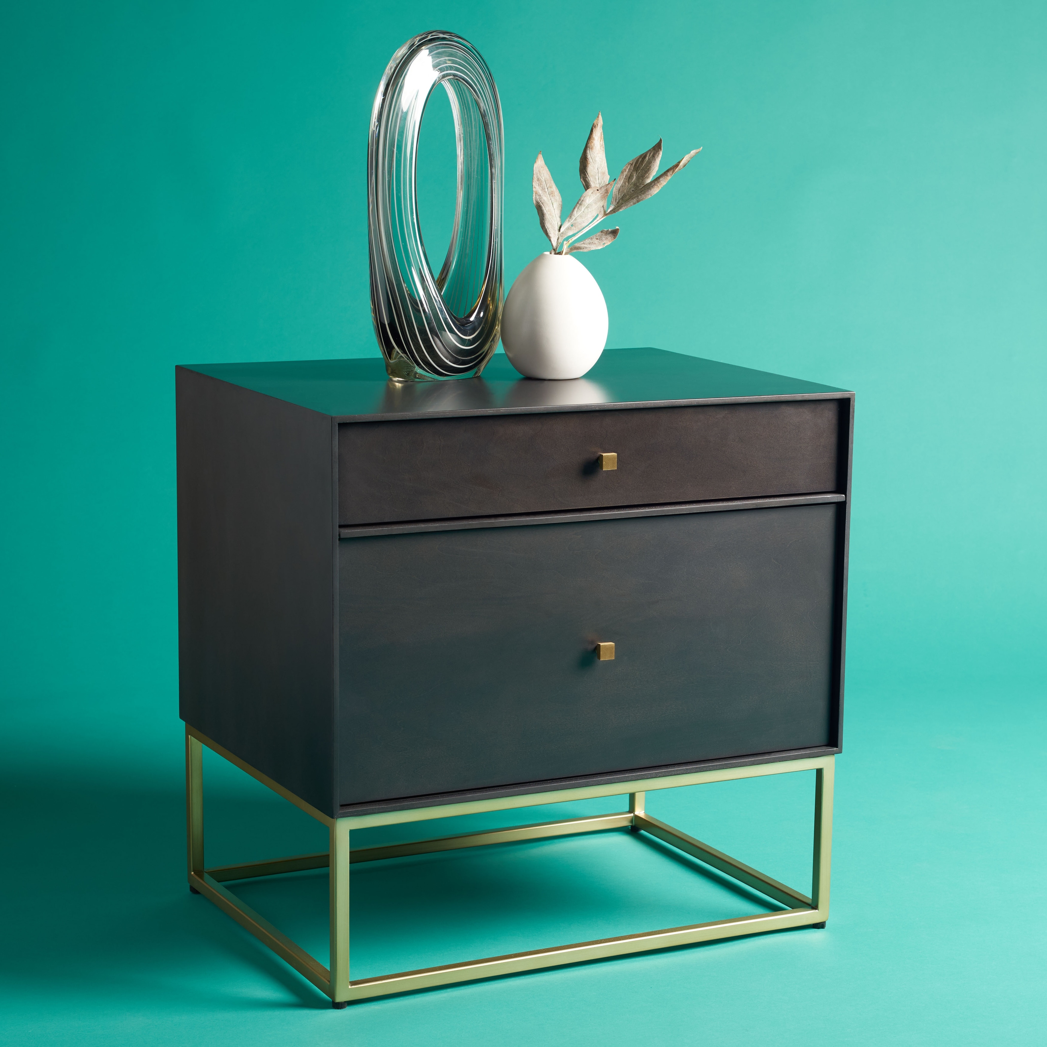 SAFAVIEH Couture Anghelina 2-Drawer Nightstand
