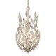 preview thumbnail 1 of 9, Crystorama Lighting Group 563 Broche 3 Light 10" Wide Taper Candle Antique Silver