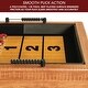 preview thumbnail 3 of 10, Daulton 9-ft Shuffleboard Table - White Oak Finish