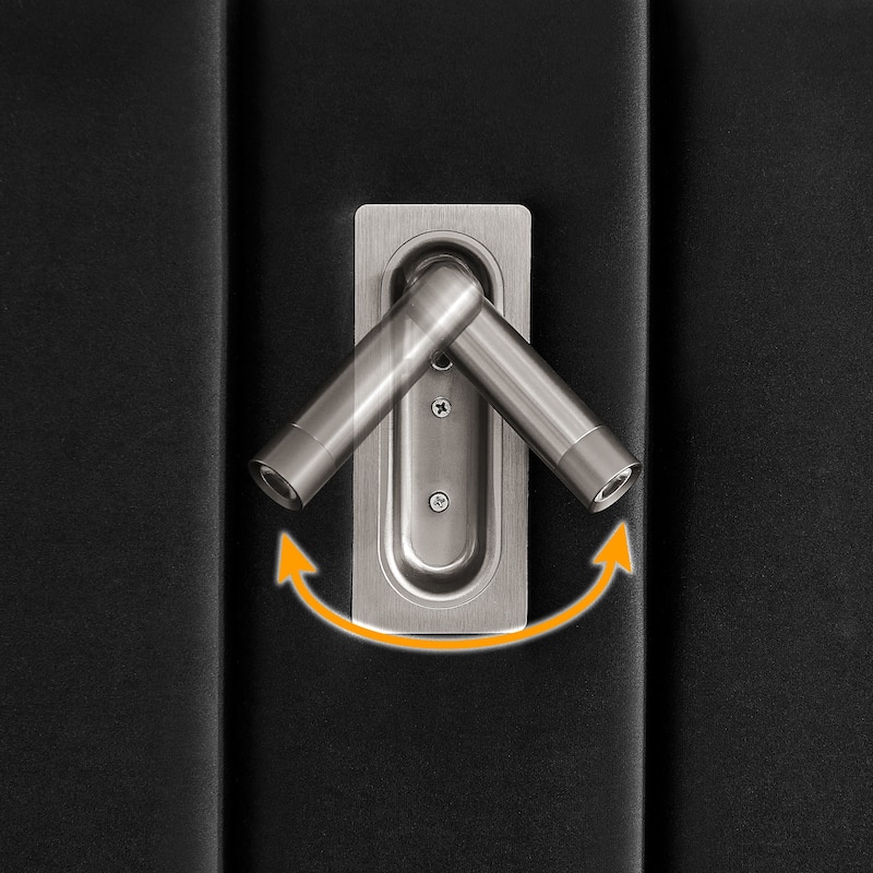 Modern Upholstered Bed Frame with Velvet Headboard, Vertical Channel Button Design, Integrated Nightstand, Platform Support