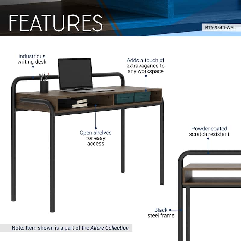 Modern Classic Writing Desk, Walnut