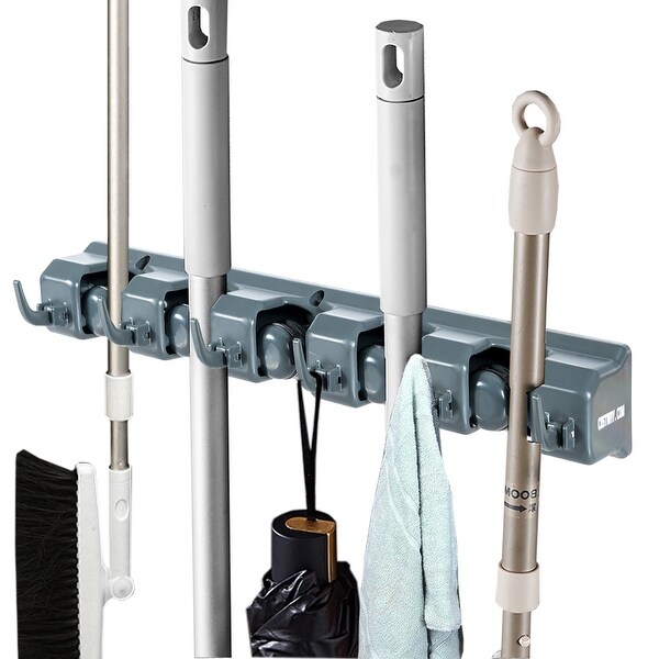 Sliding mop and broom holder cheap