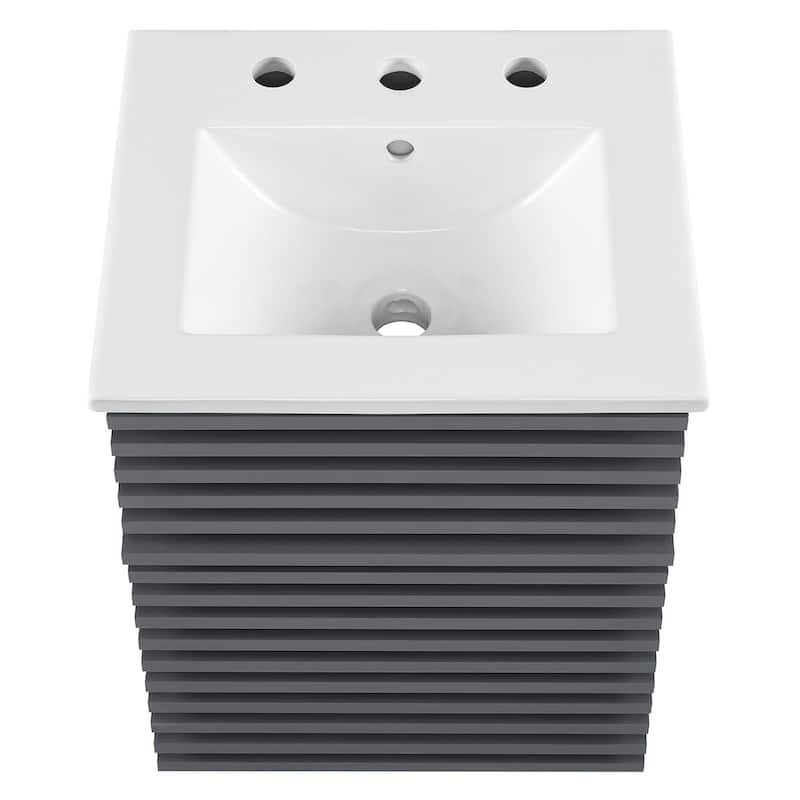 Render 18" Wall-Mount Bathroom Vanity