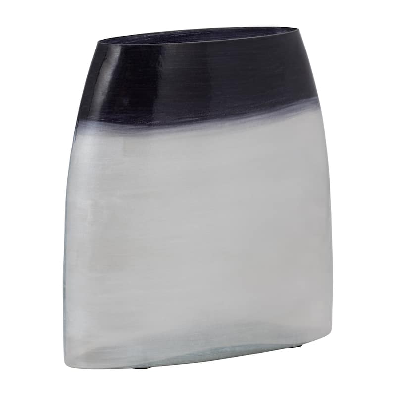 Sagebrook Home Glass Ombre Vase, Blue, Novelty,