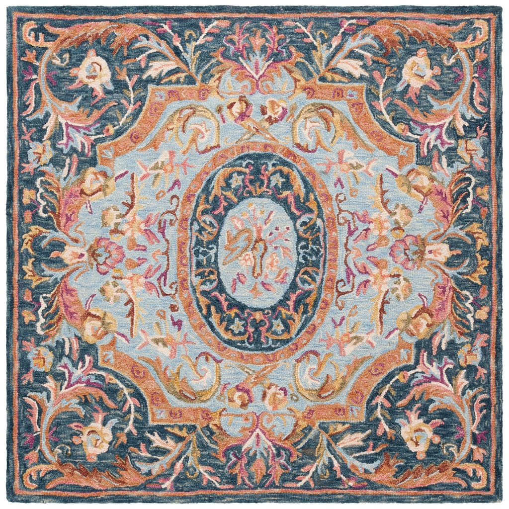 SAFAVIEH Handmade Savonnerie Deep Traditional Wool Rug