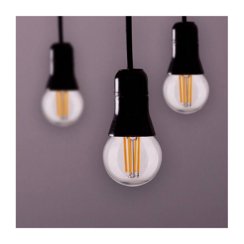 4 Watt G16.5 LED Clear Medium Base 5000K 120 Volt 2-Pack