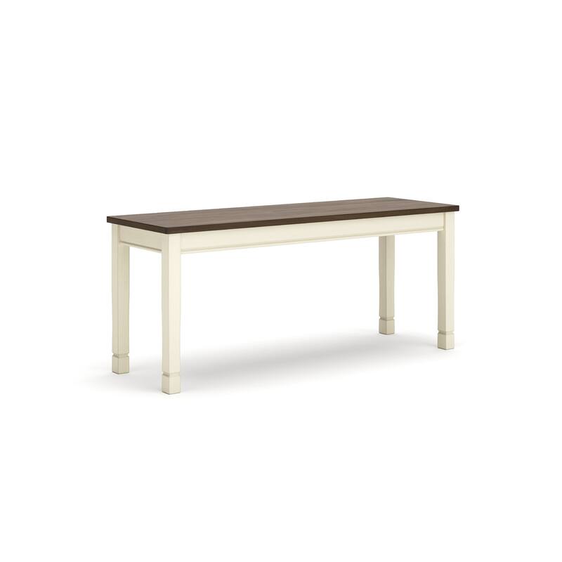 Signature Design by Ashley 'Whitesburg' Dining Room Bench - 42" W x 14" D x 17.88" H