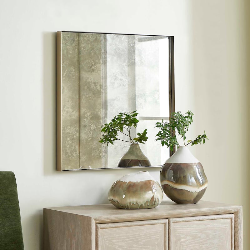 Uttermost Fredric Square Antique Mirror