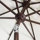 preview thumbnail 5 of 18, SAFAVIEH Valance 9-Foot Outdoor UV Resistant Round Crank Tilt Patio Umbrella