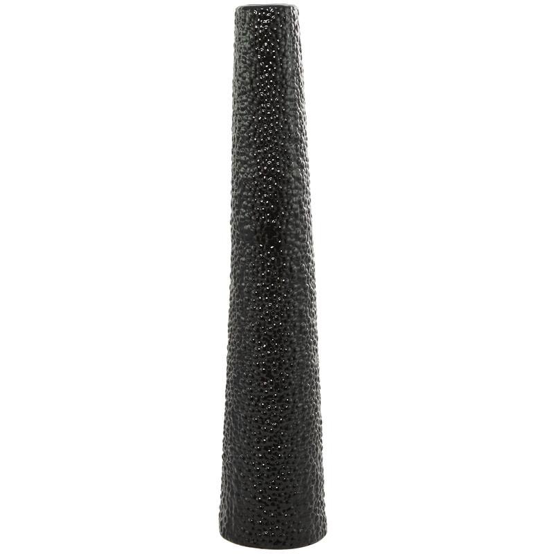 Minimalist Ceramic Modern Tall Vase with Bubble Texture - Silver, Black, Gold, White