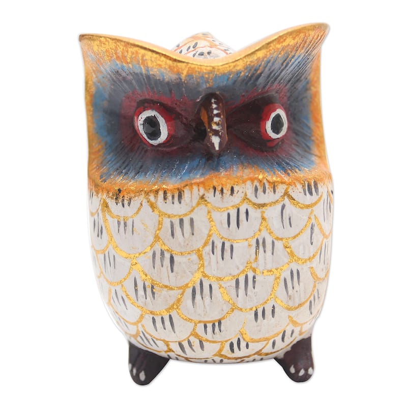 Novica Handmade Midnight Hunt Wood Statuette