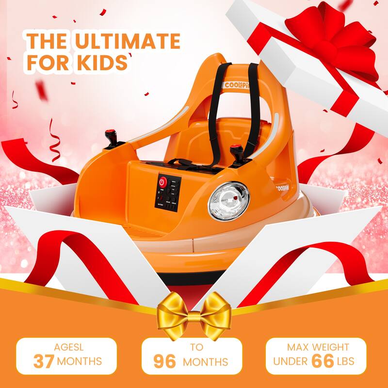 12V Electric Bumper Car Ride On Toys for Kids Best Gifts