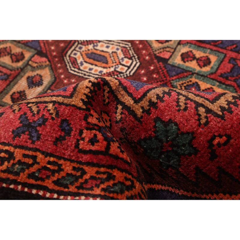 ECARPETGALLERY Hand-knotted Anatolian Vintage Red Wool Rug - 4'1 x 6'6