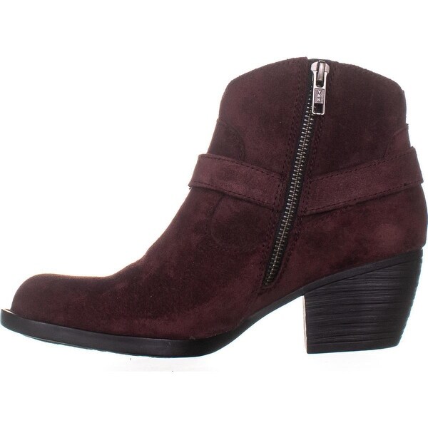 born burgundy booties