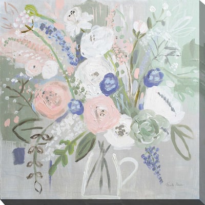 "Floral Elegance" Print on Canvas