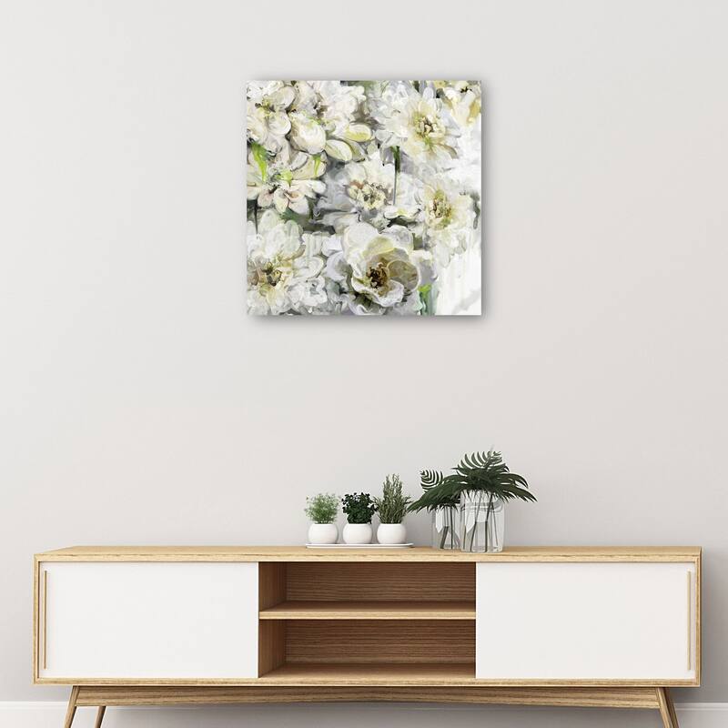 Greenhouse Blooms I By Studio Arts Canvas Art Print