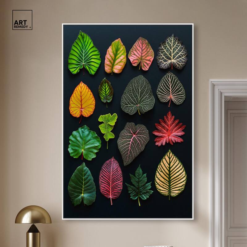 Leaf Lexicon Canvas by Art Remedy