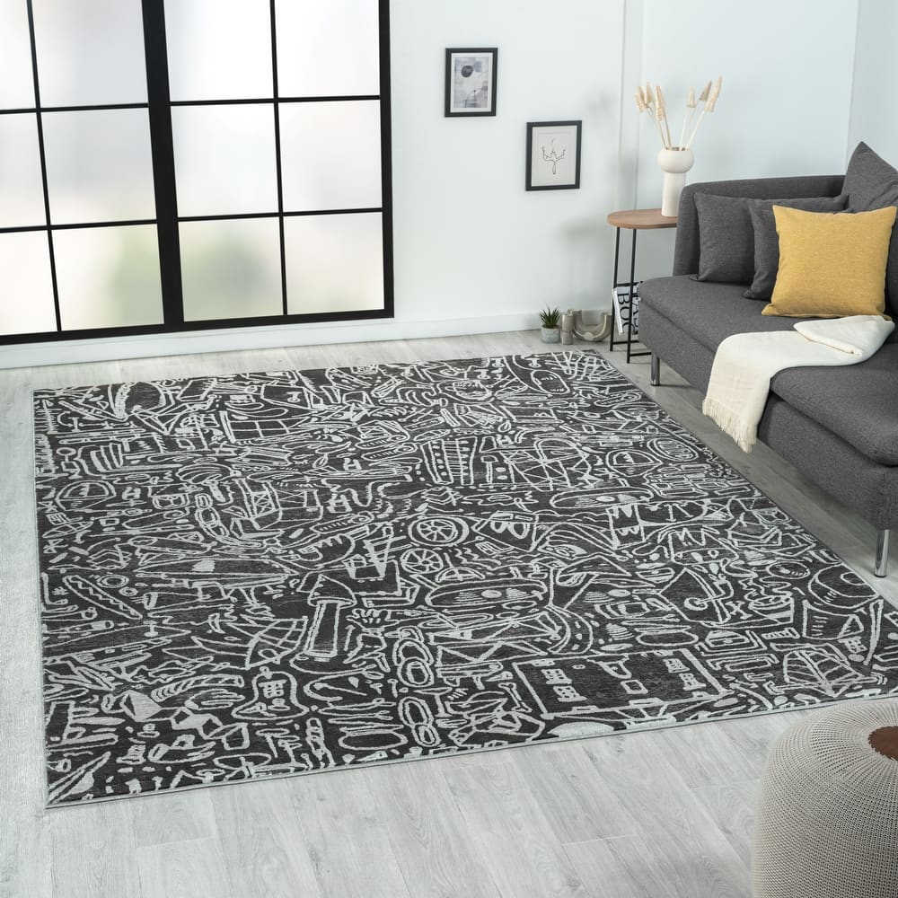 Katie Merz BKLYNWRKS Street Art Area Rug