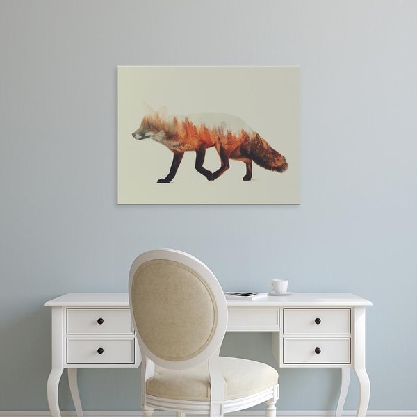 Easy Art Prints Andreas Lie's 'The Fox' Premium Canvas Art
