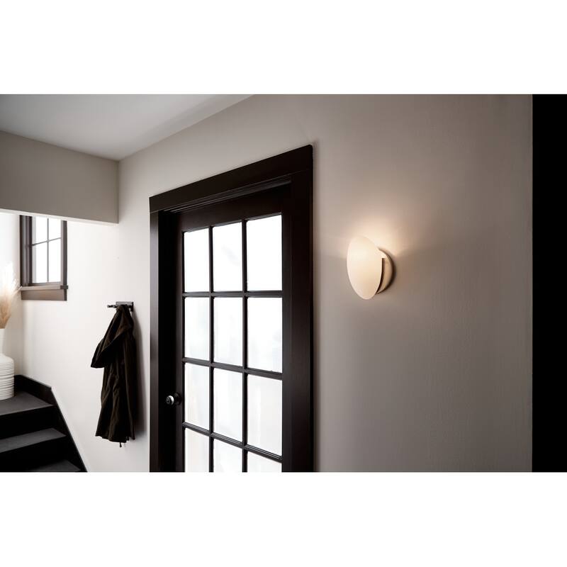 Kichler Lighting Swiss Passport Collection 1-light Brushed Nickel Wall Sconce