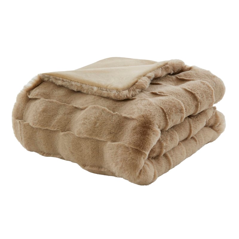 Madison Park Camille Faux Fur Throw