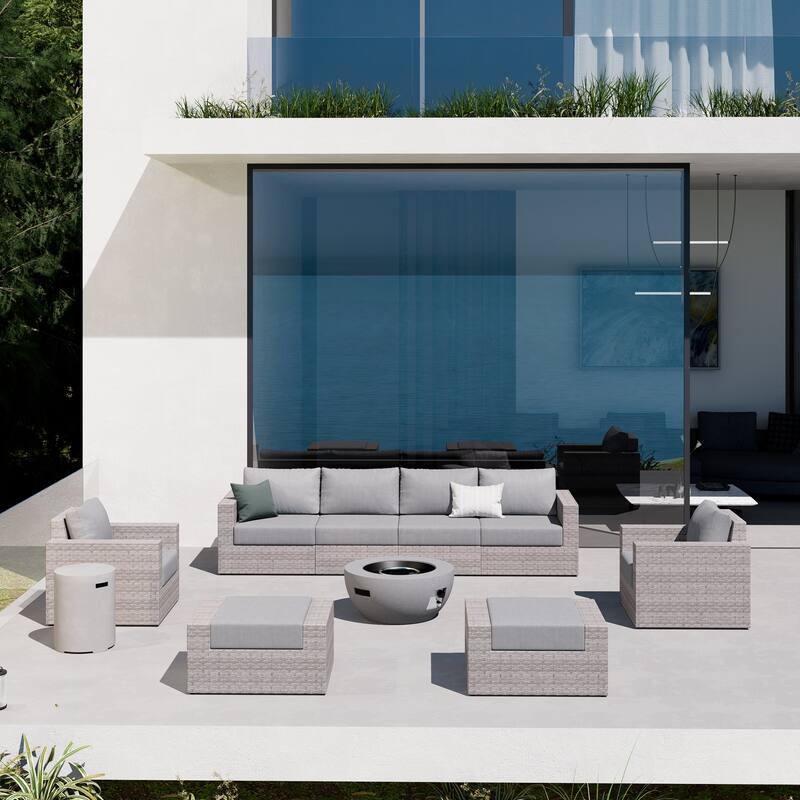 Avalon 10-Piece Fire Seating Set