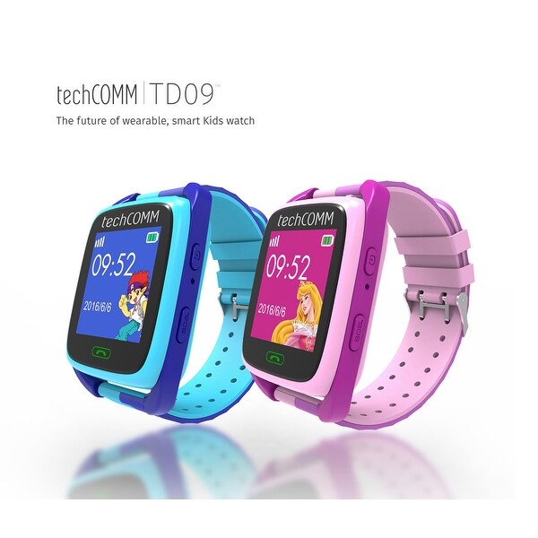 TechComm TD-09 Kids Smart Watch with GPS and Fitness Tracker for T ...