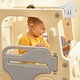 preview thumbnail 52 of 74, Freestanding Bus Toy with Slide and Swing - Indoor and Outdoor Playset for Toddlers with Basketball Hoop