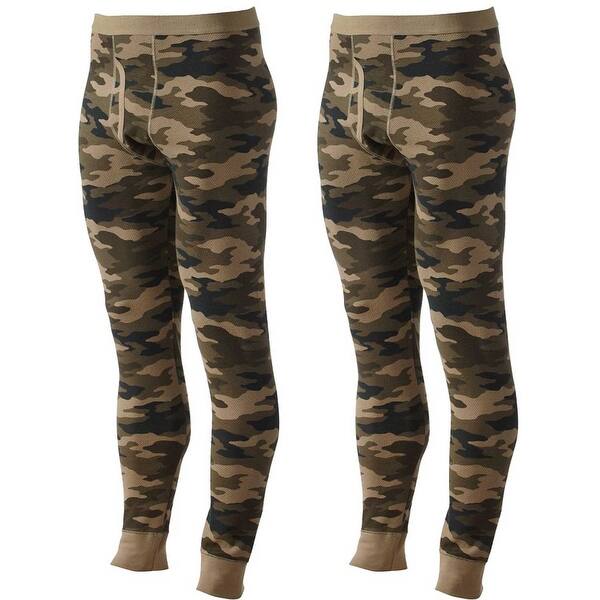 Shop Croft Barrow Solid Thermal Long John Underwear Pants 2 Pack