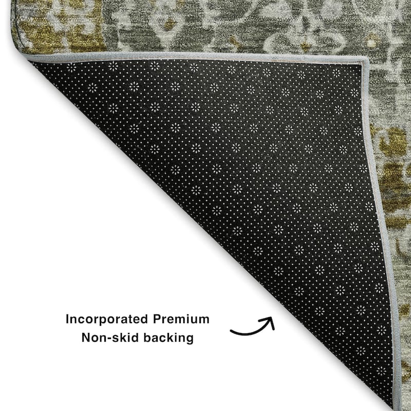 Premium Washable Super Soft Traditional Vintage Mayfield Rug