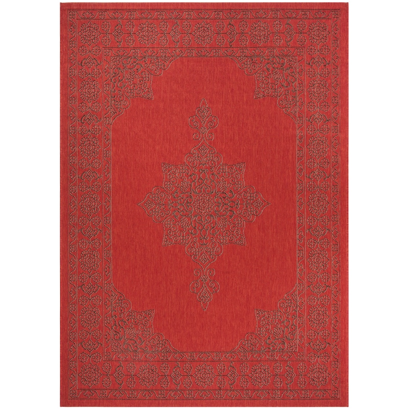SAFAVIEH Courtyard Margy Indoor/ Outdoor Waterproof Patio Backyard Rug