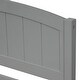 preview thumbnail 12 of 14, Twin Size Platform Bed With Two Drawers, Gray