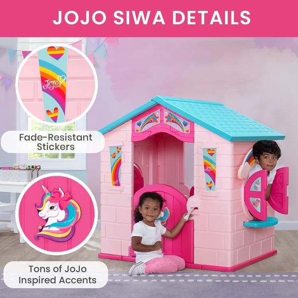 slide 2 of 8, Rainbow Unicorn Playhouse - N/A 2-4 Years - DIY Kits