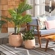 preview thumbnail 4 of 26, SAFAVIEH Outdoor Kane Cement Ficonstone Planter Pot (Set of 2) - 16Wx16Dx14